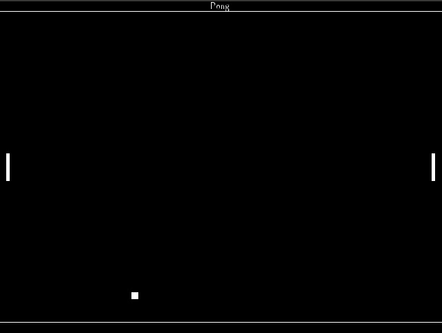 Pong Screenshot